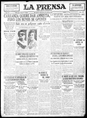 La Prensa (San Antonio, Tex.), Vol. 6, No. 1270, Ed. 1 Monday, July 29, 1918
