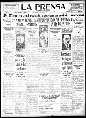 La Prensa (San Antonio, Tex.), Vol. 6, No. 1387, Ed. 1 Sunday, November 24, 1918