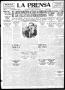 Thumbnail image of item number 1 in: 'La Prensa (San Antonio, Tex.), Vol. 7, No. 1954, Ed. 1 Friday, August 13, 1920'.