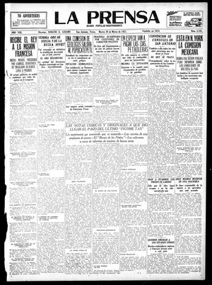 La Prensa (San Antonio, Tex.), Vol. 8, No. 2,181, Ed. 1 Tuesday, March 29, 1921