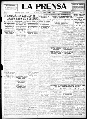 La Prensa (San Antonio, Tex.), Vol. 10, No. 103, Ed. 1 Saturday, May 27, 1922