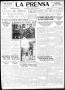 Thumbnail image of item number 1 in: 'La Prensa (San Antonio, Tex.), Vol. 6, No. 1484, Ed. 1 Sunday, March 2, 1919'.