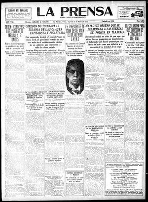 La Prensa (San Antonio, Tex.), Vol. 8, No. 2,234, Ed. 1 Saturday, May 21, 1921