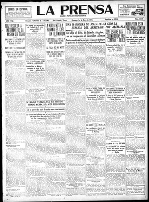 La Prensa (San Antonio, Tex.), Vol. 8, No. 2214, Ed. 1 Sunday, May 1, 1921