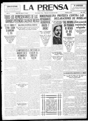 La Prensa (San Antonio, Tex.), Vol. 6, No. 1647, Ed. 1 Wednesday, August 13, 1919