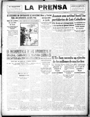 La Prensa (San Antonio, Tex.), Vol. 6, No. 1128, Ed. 1 Wednesday, February 20, 1918