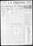 Newspaper: La Prensa (San Antonio, Tex.), Vol. 6, No. 1828, Ed. 1 Thursday, Febr…