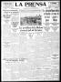 Thumbnail image of item number 1 in: 'La Prensa (San Antonio, Tex.), Vol. 6, No. 1405, Ed. 1 Thursday, December 12, 1918'.