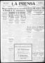 Thumbnail image of item number 1 in: 'La Prensa (San Antonio, Tex.), Vol. 6, No. 1680, Ed. 1 Monday, September 15, 1919'.
