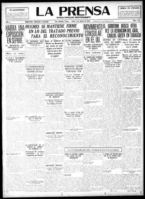 La Prensa (San Antonio, Tex.), Vol. 10, No. 173, Ed. 1 Monday, August 7, 1922