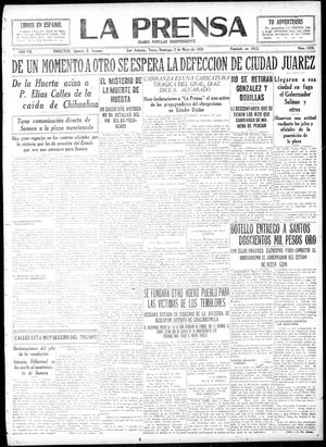 La Prensa (San Antonio, Tex.), Vol. 7, No. 1858, Ed. 1 Sunday, May 2, 1920
