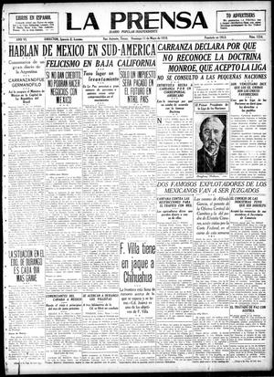 La Prensa (San Antonio, Tex.), Vol. 6, No. 1554, Ed. 1 Sunday, May 11, 1919