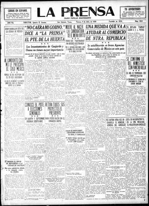La Prensa (San Antonio, Tex.), Vol. 7, No. 1922, Ed. 1 Friday, July 9, 1920