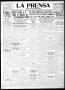Thumbnail image of item number 1 in: 'La Prensa (San Antonio, Tex.), Vol. 10, No. 203, Ed. 1 Wednesday, September 6, 1922'.