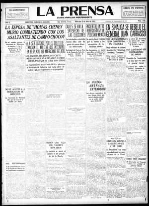 La Prensa (San Antonio, Tex.), Vol. 10, No. 142, Ed. 1 Wednesday, July 5, 1922