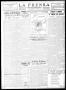 Thumbnail image of item number 3 in: 'La Prensa (San Antonio, Tex.), Vol. 10, No. 31, Ed. 1 Wednesday, March 15, 1922'.