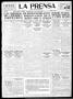Thumbnail image of item number 1 in: 'La Prensa (San Antonio, Tex.), Vol. 8, No. 2,271, Ed. 1 Monday, June 27, 1921'.