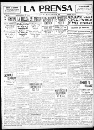 La Prensa (San Antonio, Tex.), Vol. 7, No. 1911, Ed. 1 Sunday, June 27, 1920