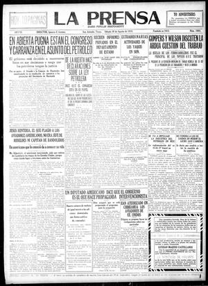 La Prensa (San Antonio, Tex.), Vol. 6, No. 1664, Ed. 1 Saturday, August 30, 1919