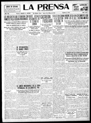 La Prensa (San Antonio, Tex.), Vol. 8, No. 2,176, Ed. 1 Thursday, March 24, 1921