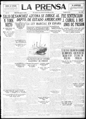 La Prensa (San Antonio, Tex.), Vol. 6, No. 1508, Ed. 1 Wednesday, March 26, 1919