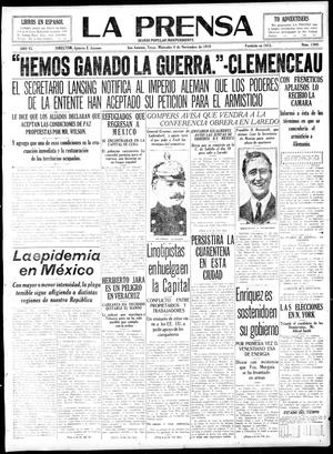 La Prensa (San Antonio, Tex.), Vol. 6, No. 1369, Ed. 1 Wednesday, November 6, 1918