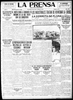 Primary view of object titled 'La Prensa (San Antonio, Tex.), Vol. 6, No. 1485, Ed. 1 Monday, March 3, 1919'.