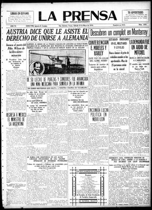 La Prensa (San Antonio, Tex.), Vol. 6, No. 1567, Ed. 1 Saturday, May 24, 1919