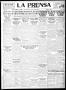 Thumbnail image of item number 1 in: 'La Prensa (San Antonio, Tex.), Vol. 8, No. 2,190, Ed. 1 Thursday, April 7, 1921'.