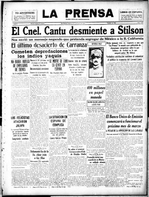 La Prensa (San Antonio, Tex.), Vol. 5, No. 1145, Ed. 1 Friday, January 4, 1918