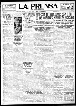 La Prensa (San Antonio, Tex.), Vol. 8, No. 2,195, Ed. 1 Tuesday, April 12, 1921