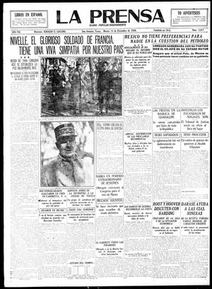 La Prensa (San Antonio, Tex.), Vol. 7, No. 2,077, Ed. 1 Tuesday, December 14, 1920