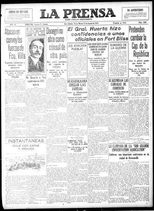 La Prensa (San Antonio, Tex.), Vol. 6, No. 1284, Ed. 1 Tuesday, August 13, 1918