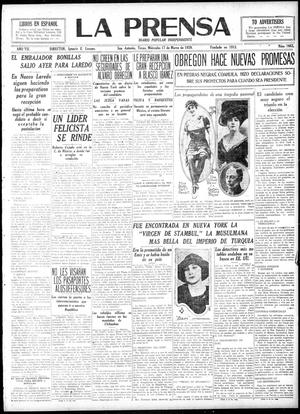 La Prensa (San Antonio, Tex.), Vol. 7, No. 1862, Ed. 1 Wednesday, March 17, 1920