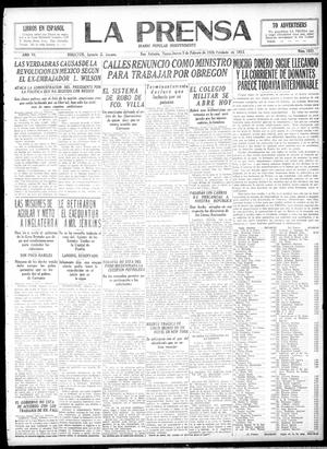 La Prensa (San Antonio, Tex.), Vol. 6, No. 1821, Ed. 1 Thursday, February 5, 1920