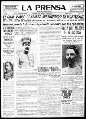 La Prensa (San Antonio, Tex.), Vol. 7, No. 1929, Ed. 1 Friday, July 16, 1920