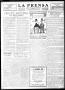 Thumbnail image of item number 3 in: 'La Prensa (San Antonio, Tex.), Vol. 10, No. 205, Ed. 1 Friday, September 8, 1922'.