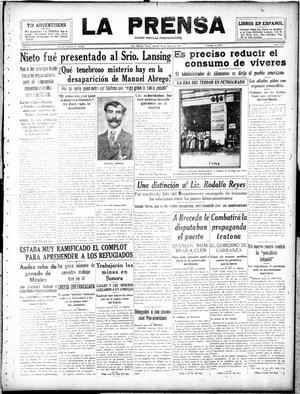 La Prensa (San Antonio, Tex.), Vol. 5, No. 1134, Ed. 1 Saturday, January 26, 1918