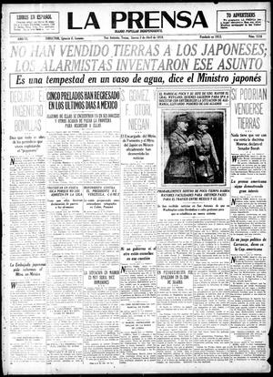 La Prensa (San Antonio, Tex.), Vol. 6, No. 1516, Ed. 1 Thursday, April 3, 1919