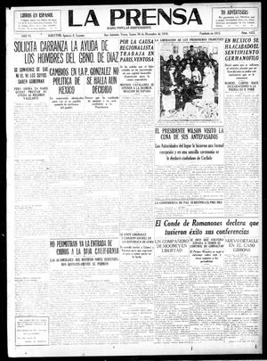 La Prensa (San Antonio, Tex.), Vol. 6, No. 1422, Ed. 1 Monday, December 30, 1918