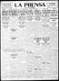 Thumbnail image of item number 1 in: 'La Prensa (San Antonio, Tex.), Vol. 7, No. 1923, Ed. 1 Saturday, July 10, 1920'.