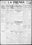 Thumbnail image of item number 1 in: 'La Prensa (San Antonio, Tex.), Vol. 8, No. 2,250, Ed. 1 Monday, June 6, 1921'.