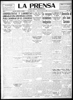 La Prensa (San Antonio, Tex.), Vol. 10, No. 183, Ed. 1 Thursday, August 17, 1922