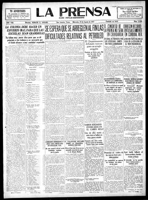 La Prensa (San Antonio, Tex.), Vol. 8, No. 2,328, Ed. 1 Wednesday, August 24, 1921