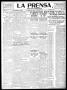 Thumbnail image of item number 1 in: 'La Prensa (San Antonio, Tex.), Vol. 8, No. 2,396, Ed. 1 Thursday, November 3, 1921'.