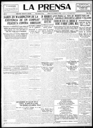 La Prensa (San Antonio, Tex.), Vol. 10, No. 241, Ed. 1 Saturday, October 14, 1922