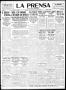 Thumbnail image of item number 1 in: 'La Prensa (San Antonio, Tex.), Vol. 7, No. 1963, Ed. 1 Sunday, August 22, 1920'.