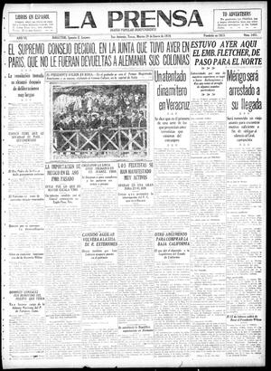 La Prensa (San Antonio, Tex.), Vol. 6, No. 1451, Ed. 1 Tuesday, January 28, 1919