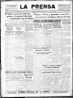 La Prensa (San Antonio, Tex.), Vol. 6, No. 1241, Ed. 1 Sunday, June 30, 1918