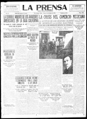 La Prensa (San Antonio, Tex.), Vol. 6, No. 1709, Ed. 1 Tuesday, October 14, 1919